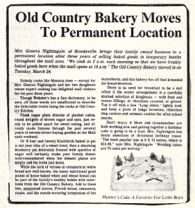 Ole Country Bakery current location